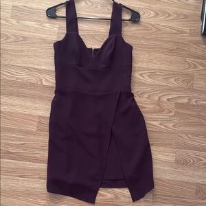 Elegant Purple Sweatheart Neckline Cocktail Dress